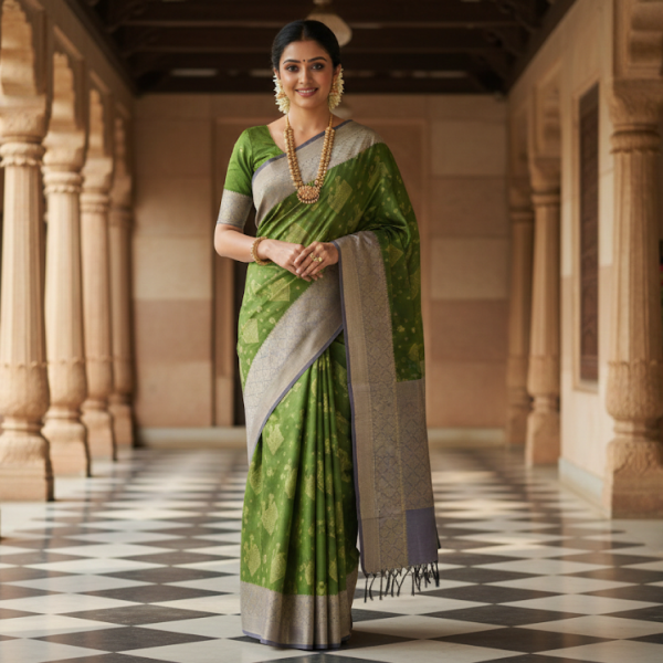 cotton kotta light green saree 01