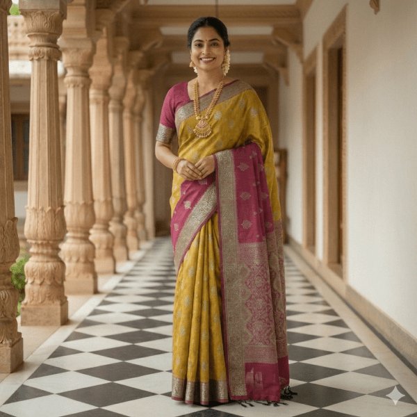 About 16 cotton-kotta-yellow-red-saree-01